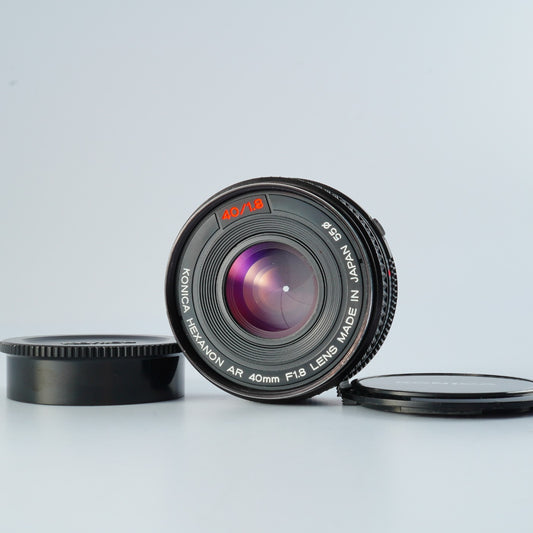 【ジャンク】 Konica Hexanon AR 40mm f/1.8 単焦点レンズ
