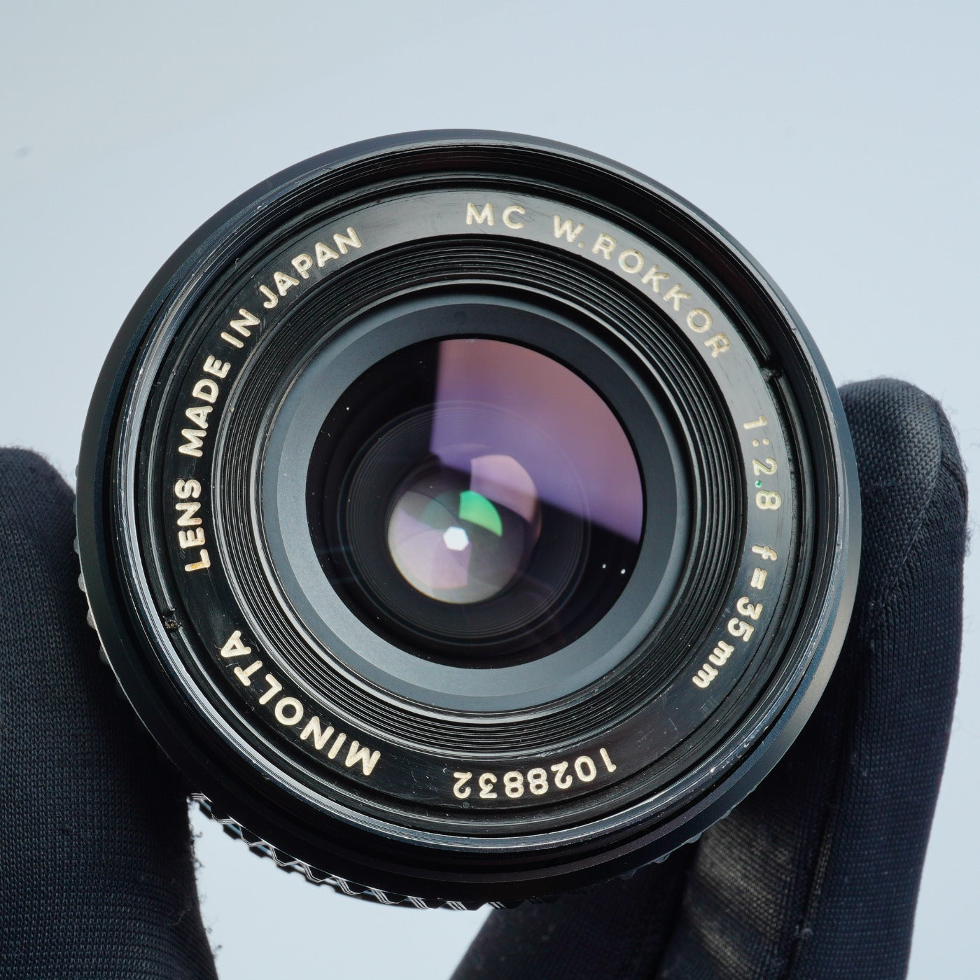 MINOLTA MC W.Rokkor 35mm F/2.8 単焦点レンズ