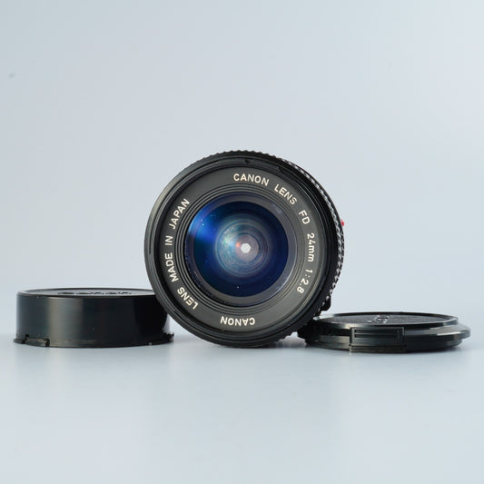 【ジャンク】 Canon New FD NFD 24mm F/2.8 単焦点レンズ