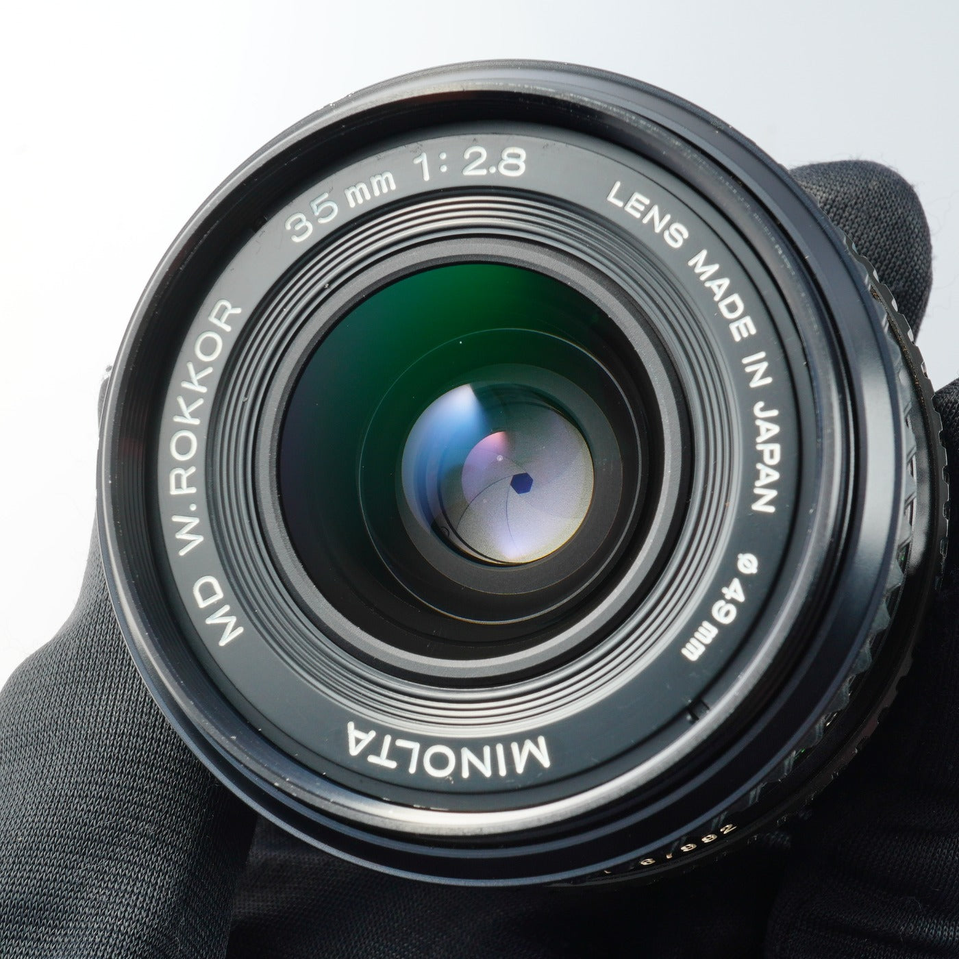 MINOLTA MD W.ROKKOR 35mm F/2.8 + HOOD 単焦点レンズ