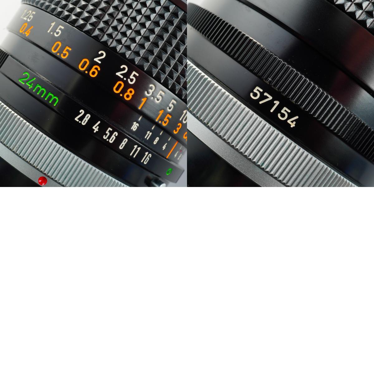 Canon FD 24mm F/2.8 S.S.C. "O" Mark 単焦点レンズ
