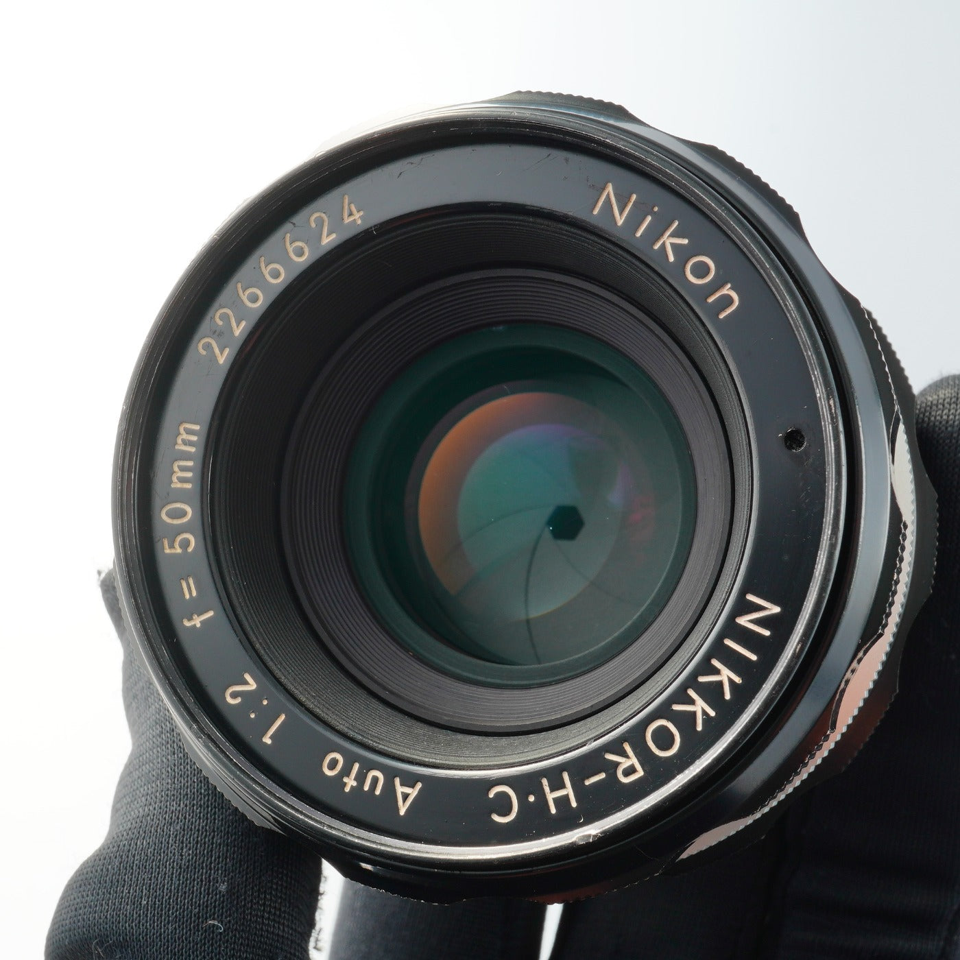 Nikon NIKKOR-H.C AUTO 50mm f/2 非Ai 単焦点レンズ