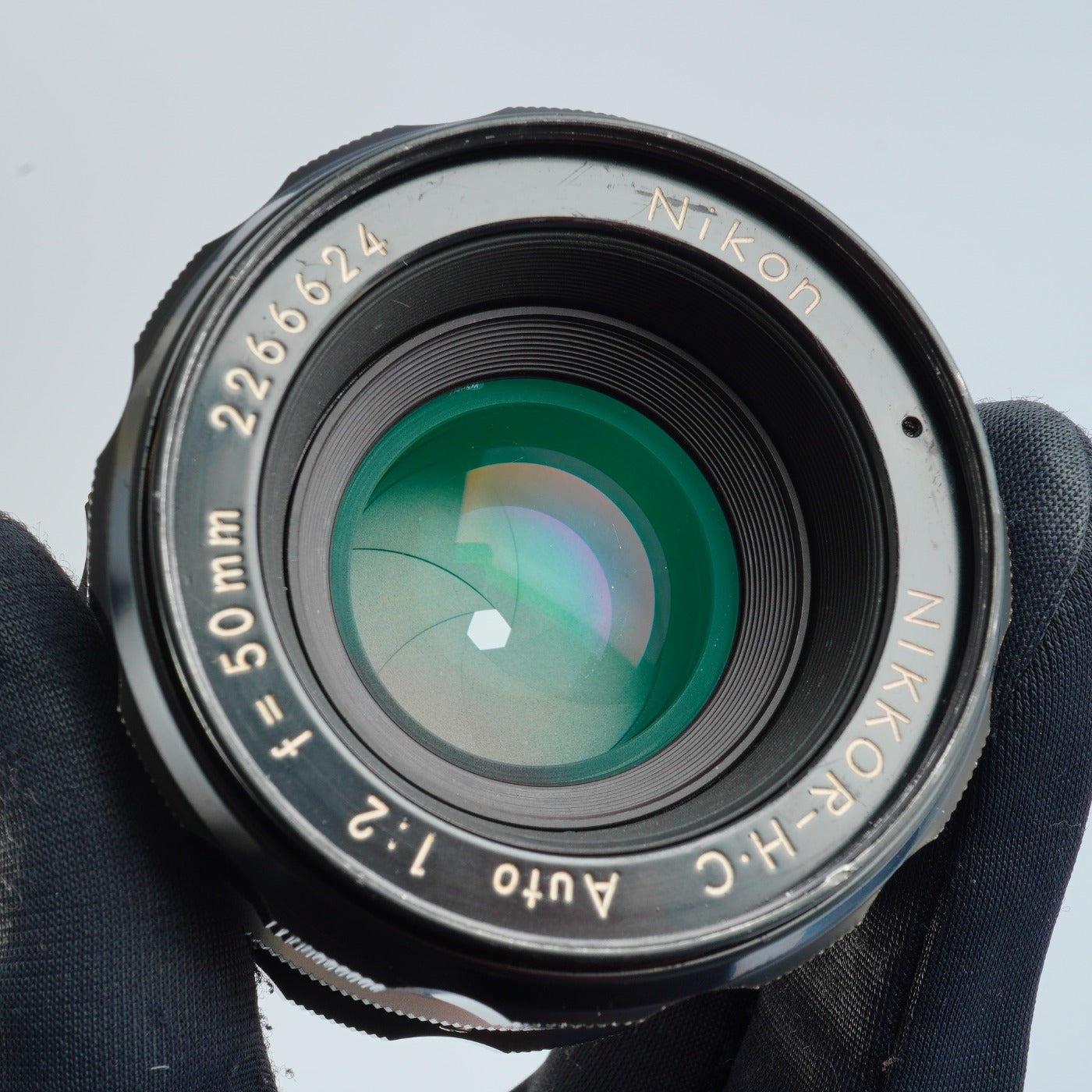 Nikon NIKKOR-H.C AUTO 50mm f/2 非Ai 単焦点レンズ
