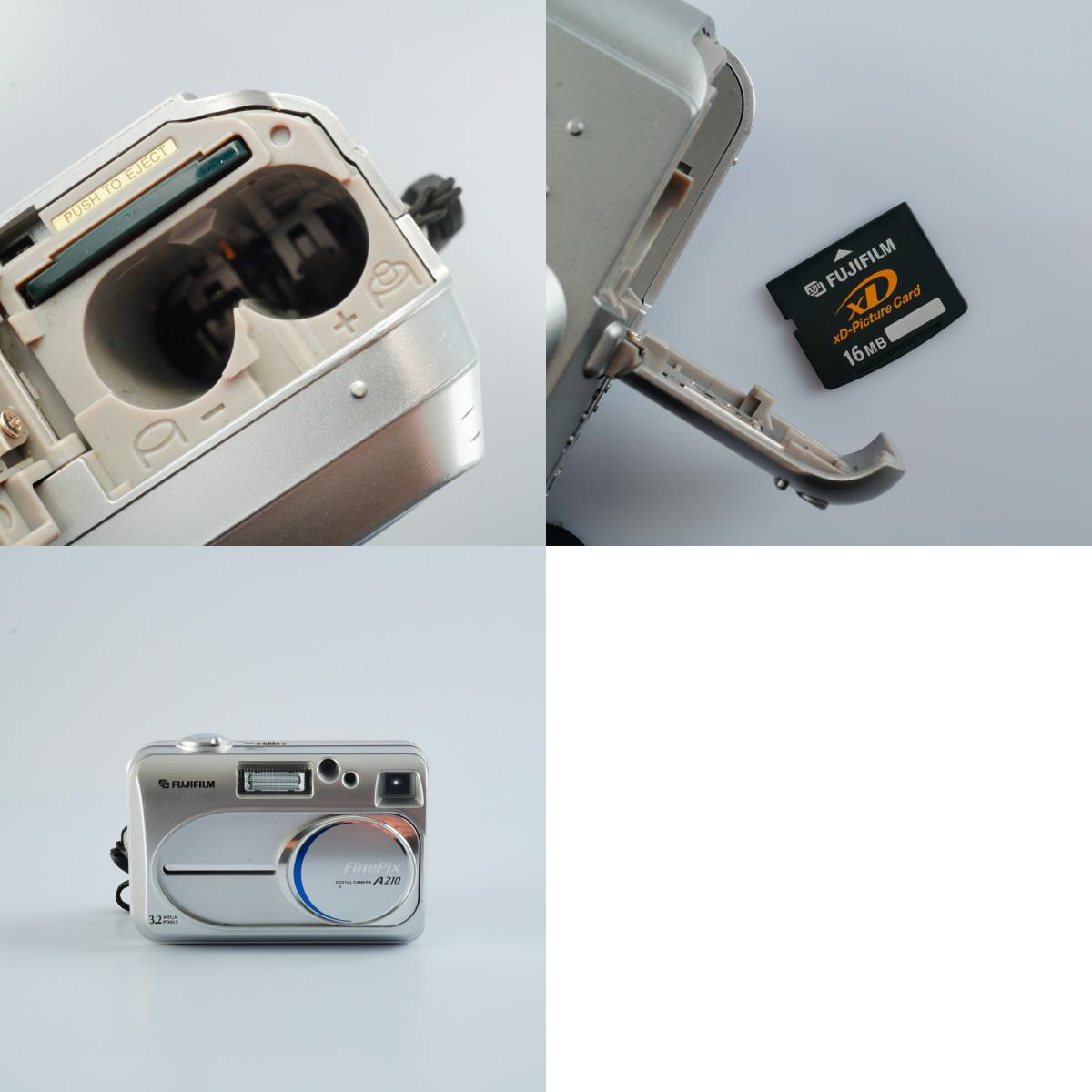 FUJIFILM FinePix A210 3.2MP + xD Memory Card 16MB コンパクトデジタルカメラ