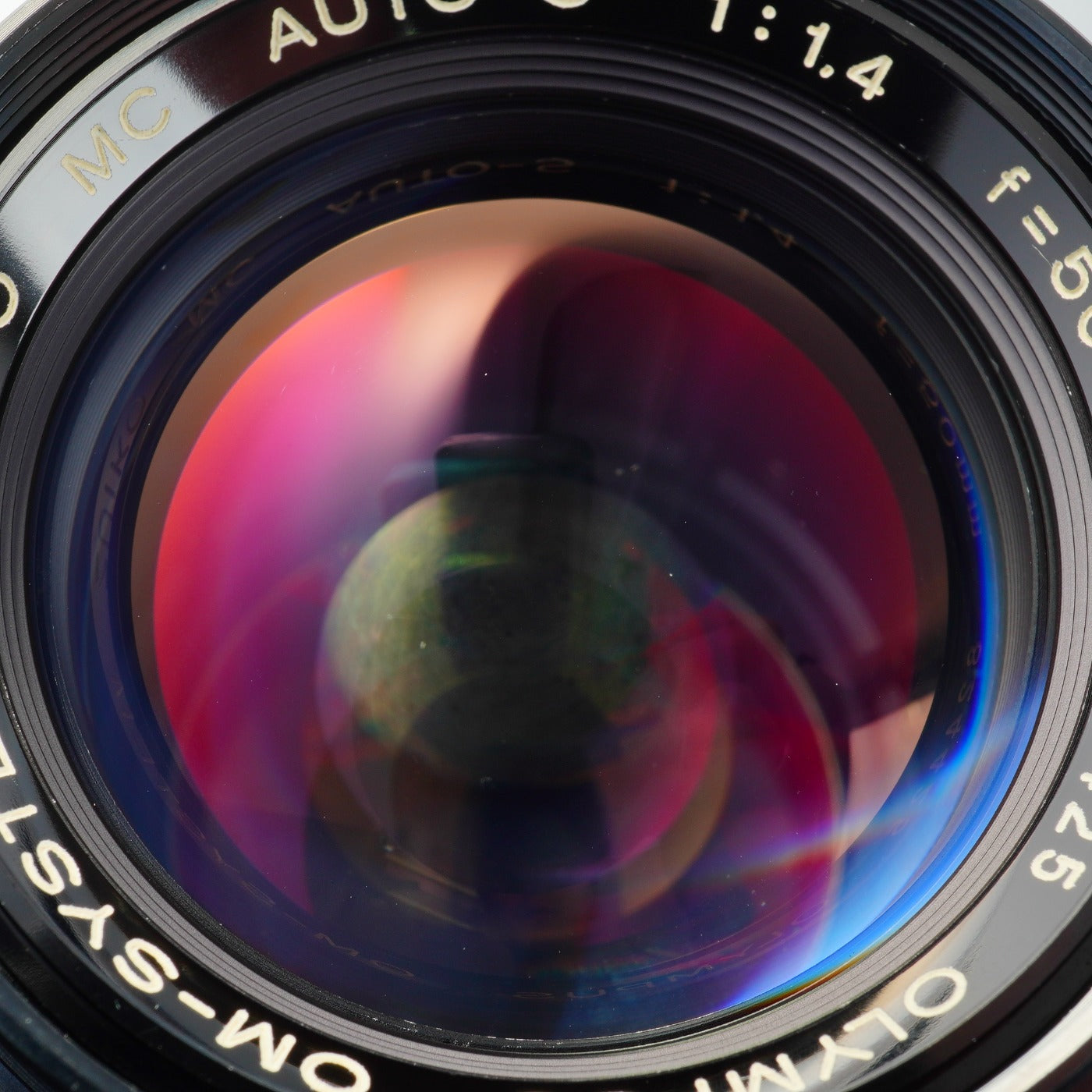 【ジャンク】 OLYMPUS OM-SYSTEM ZUIKO MC AUTO-S 50mm F/1.4 単焦点レンズ
