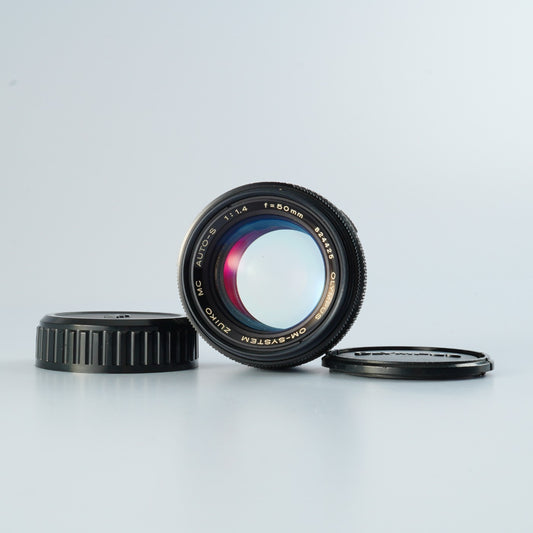 【ジャンク】 OLYMPUS OM-SYSTEM ZUIKO MC AUTO-S 50mm F/1.4 単焦点レンズ