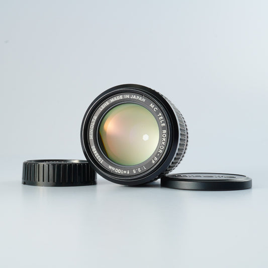MINOLTA MC Tele Rokkor-PF 100mm F/2.5 単焦点レンズ