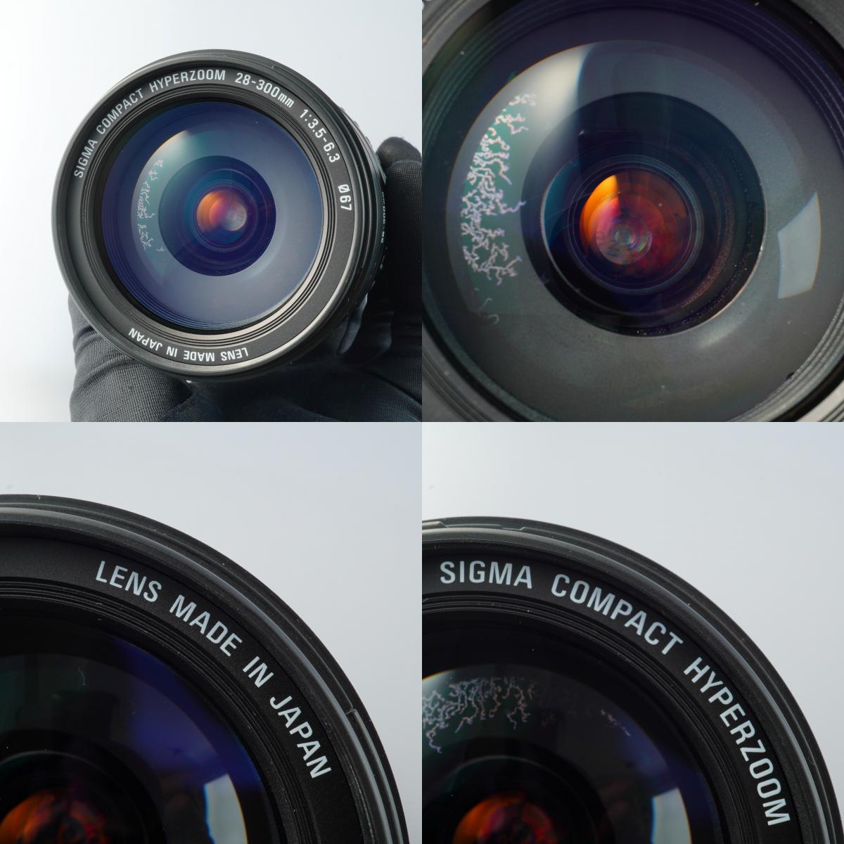 SIGMA COMPACT HYPERZOOM 28-300mm F/3.5-6.3 ASPHERICAL IF (Canon EF用) ズームレンズ