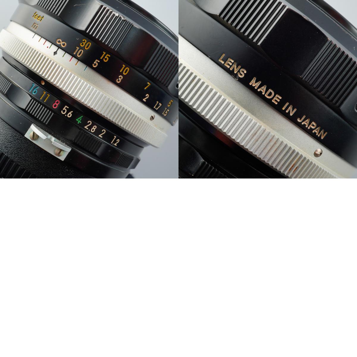 Nikon 非Ai NIKKOR S.C Auto 55mm F/1.2 単焦点レンズ