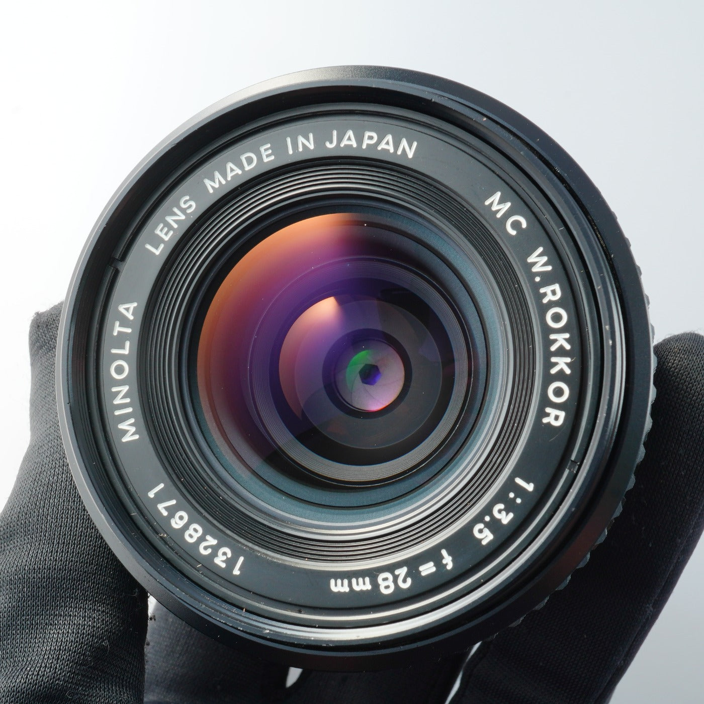 MINOLTA MC W.ROKKOR 28mm F/3.5 単焦点レンズ
