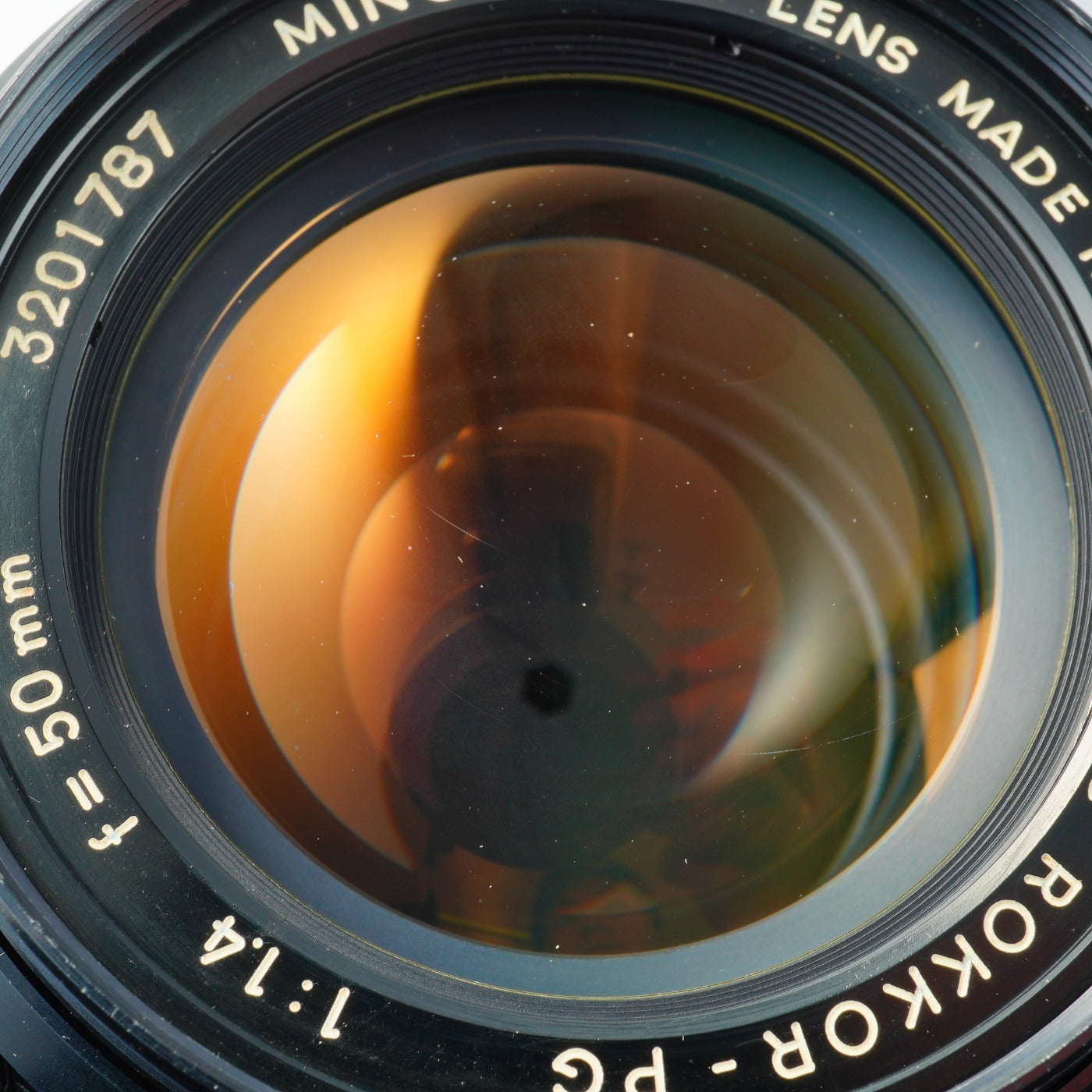MINOLTA MC Rokkor PG 50mm F/1.4 単焦点レンズ
