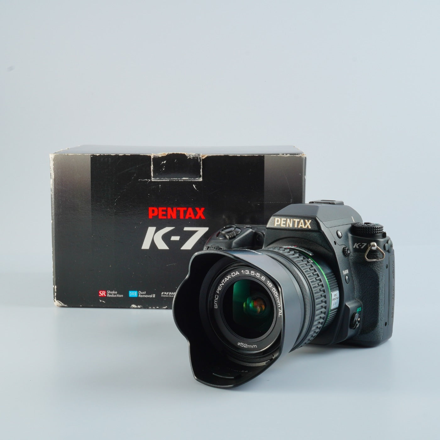 PENTAX K-7 + smc PENTAX-DA 18-55mm F/3.5-5.6 AL + SD 4GB デジタル一眼レフカメラ