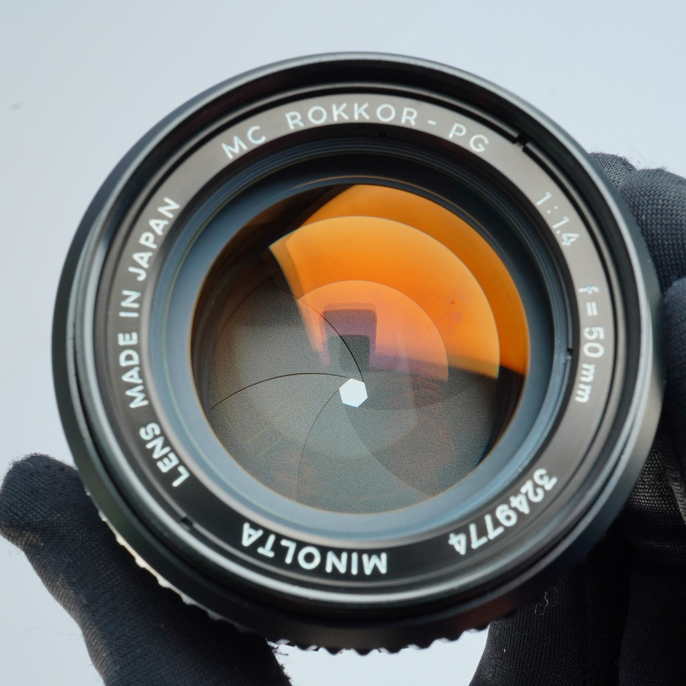MINOLTA MC ROKKOR-PG 50mm F/1.4 単焦点レンズ