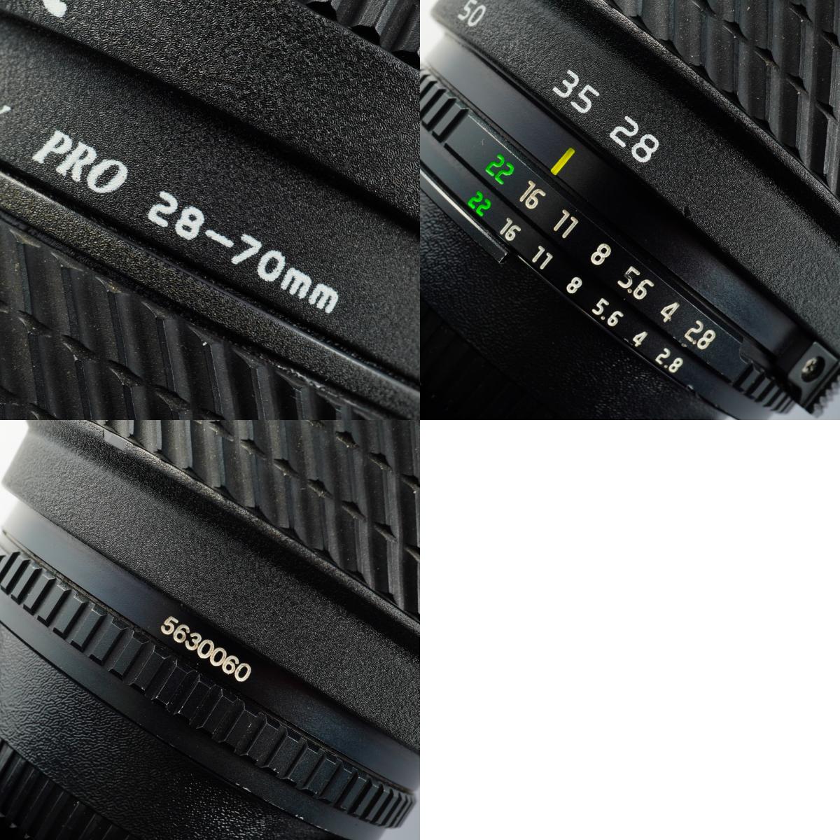 【ジャンク】 Angenieux Tokina AT-X Pro 28-70mm F/2.8 (Nikon F用) ズームレンズ