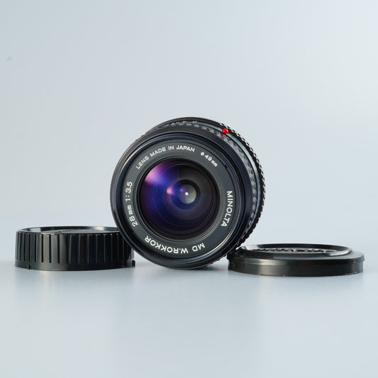 MINOLTA MD W.ROKKOR 28mm F/3.5 単焦点レンズ