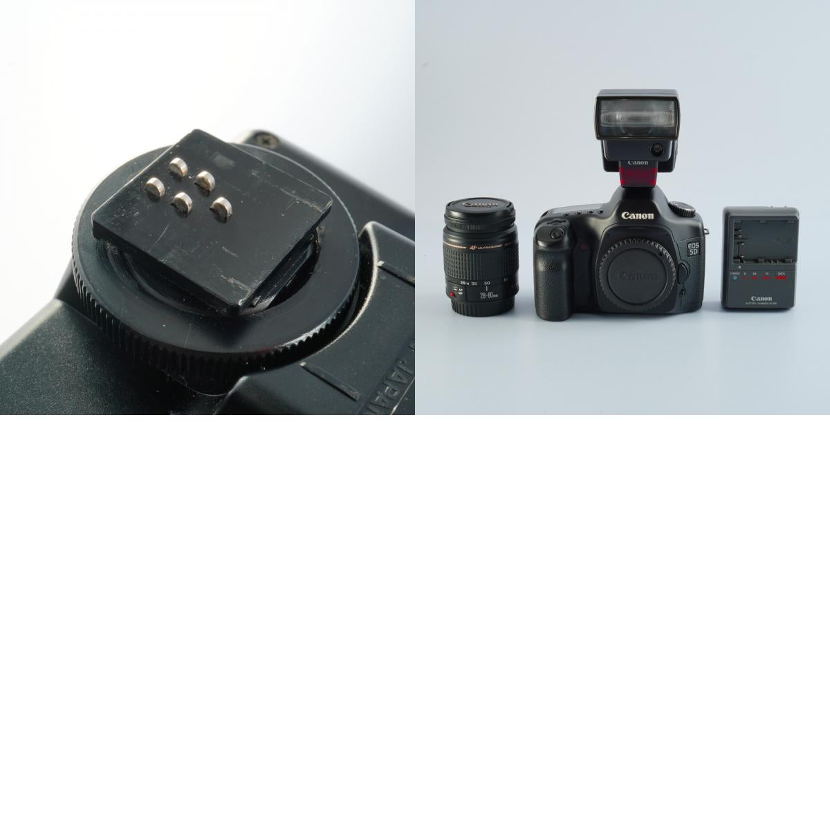 Canon EOS 5D + 28-80mm F/3.5-5.6 Ⅳ USM + Speedlite 300EZ デジタル一眼レフカメラ