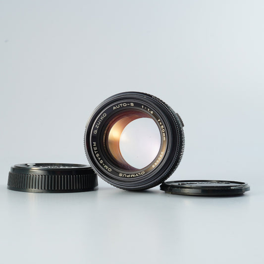 【ジャンク】 OLYMPUS OM-SYSTEM G.ZUIKO AUTO-S 50mm F/1.4 単焦点レンズ