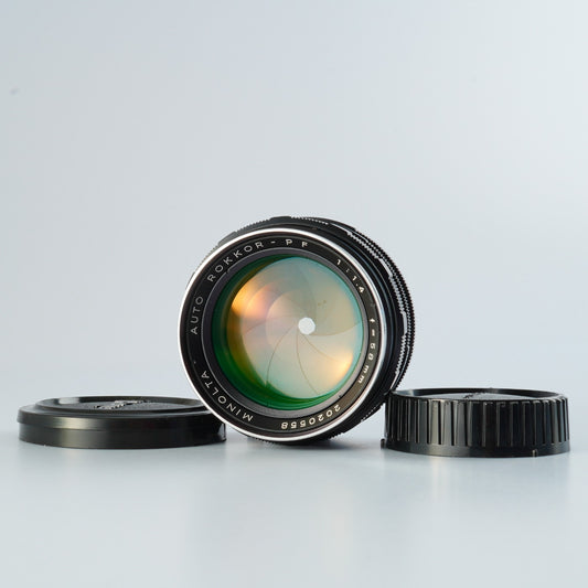MINOLTA AUTO ROKKOR-PF 58mm F/1.4 + Extention Tubes 14mm/21mm/28mm 単焦点レンズ