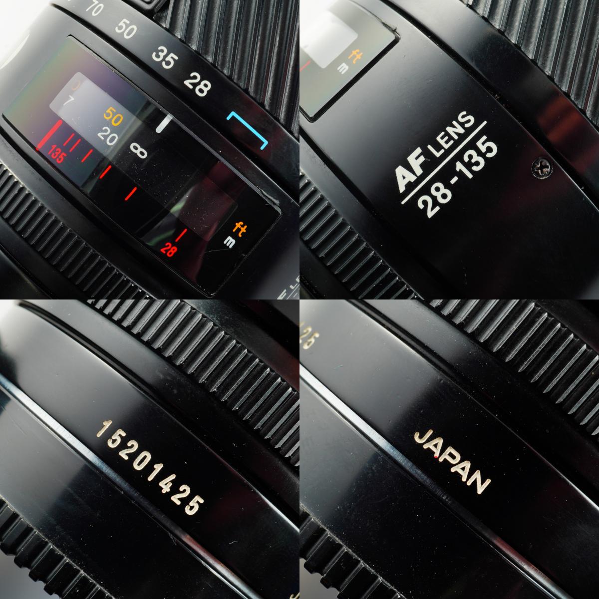 MINOLTA AF 28‑135mm F/4–4.5 ズームレンズ