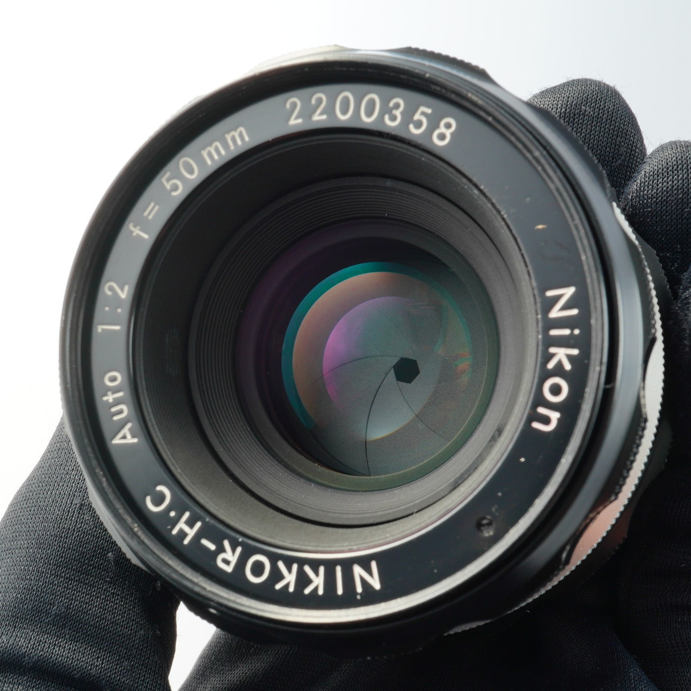 Nikon NIKKOR-H.C AUTO 50mm f/2 非Ai 単焦点レンズ