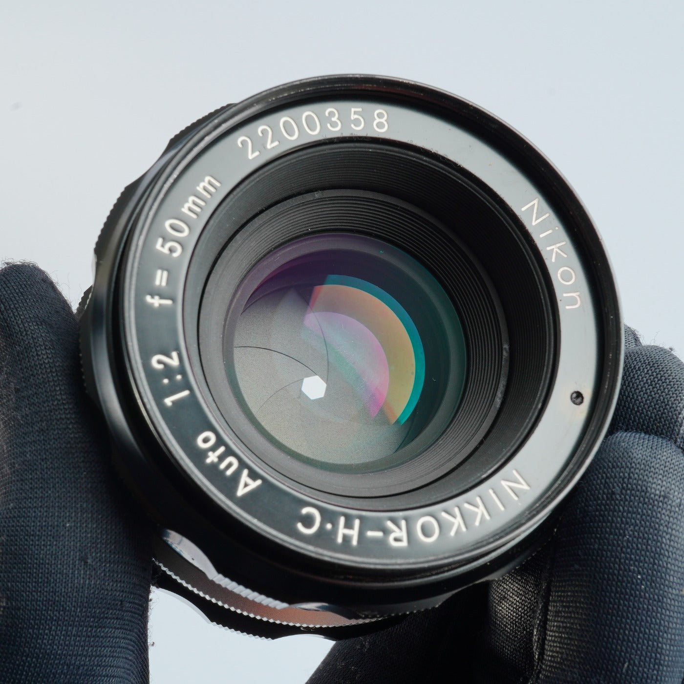 Nikon NIKKOR-H.C AUTO 50mm f/2 非Ai 単焦点レンズ