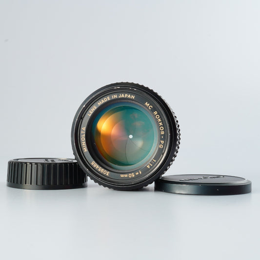 MINOLTA MC Rokkor PG 50mm F/1.4 単焦点レンズ