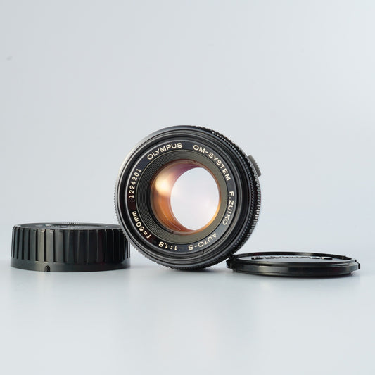 OLYMPUS OM-System F.Zuiko Auto-S 50mm F/1.8 単焦点レンズ