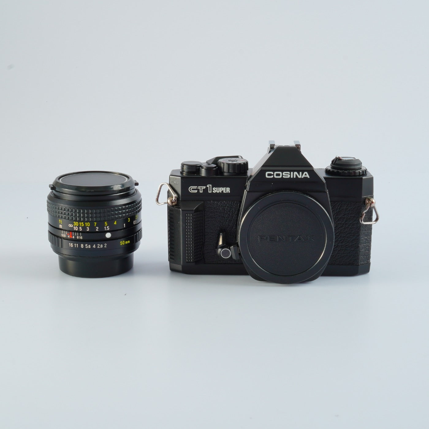 COSINA CT 1 Super + RICOH XR RIKENON 50mm F/2 MF フィルム一眼レフカメラ