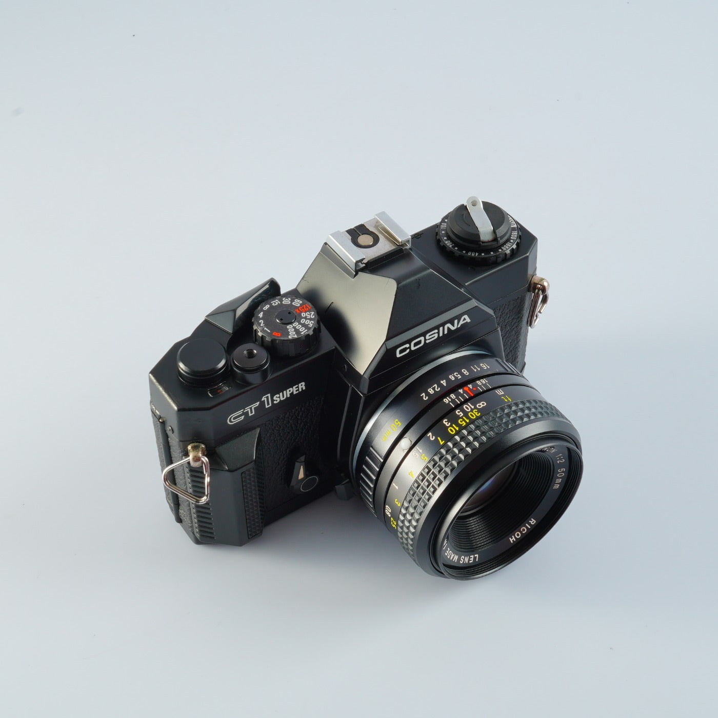 COSINA CT 1 Super + RICOH XR RIKENON 50mm F/2 MF フィルム一眼レフカメラ