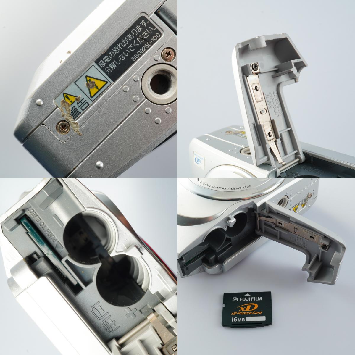 FUJIFILM Finepix A202 + XD 16MB コンパクトデジタルカメラ