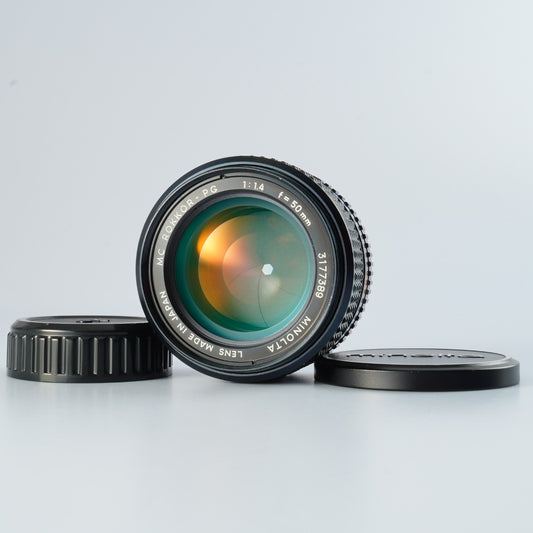 MINOLTA MC Rokkor PG 50mm F/1.4 単焦点レンズ
