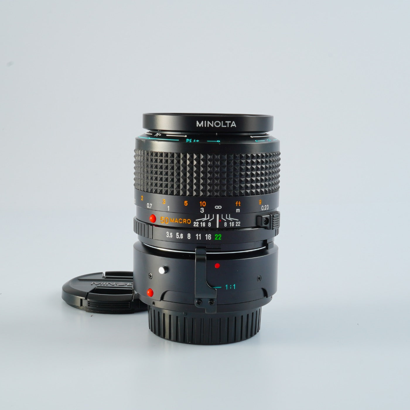 MINOLTA New MD 50mm f/3.5 with Extension Tube マクロレンズ
