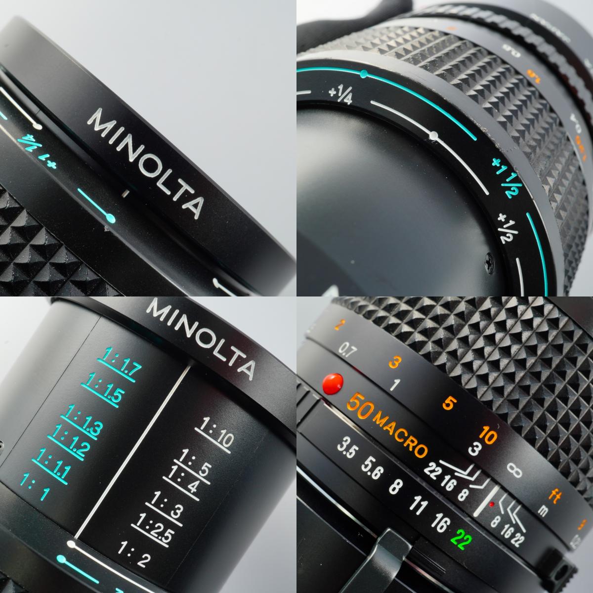MINOLTA New MD 50mm f/3.5 with Extension Tube マクロレンズ