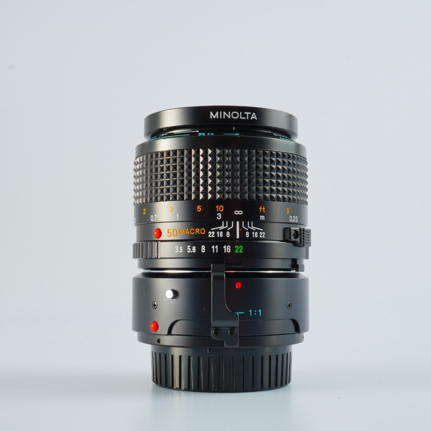 MINOLTA New MD 50mm f/3.5 with Extension Tube マクロレンズ