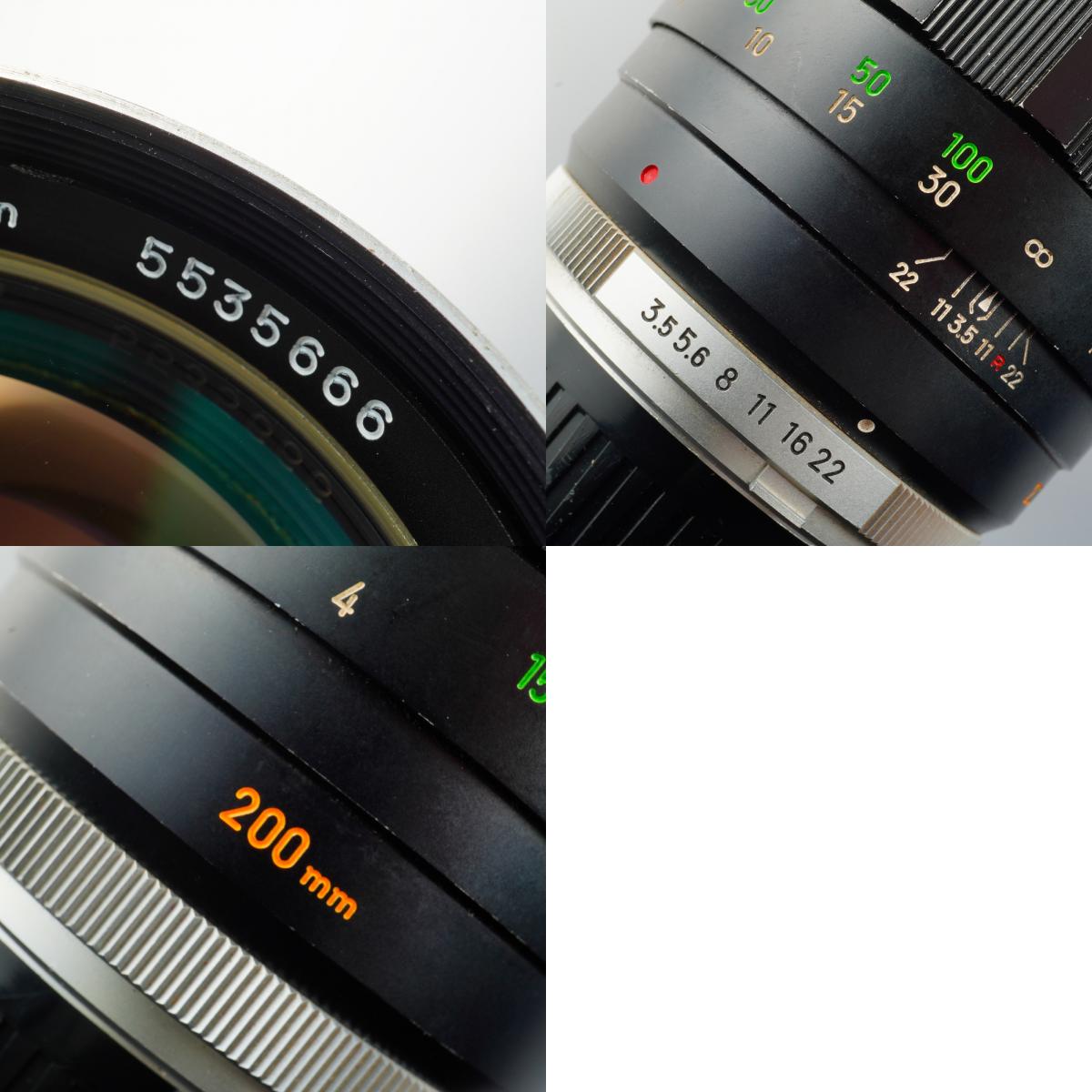 MINOLTA MC Tele Rokkor 200mm f/3.5 単焦点レンズ
