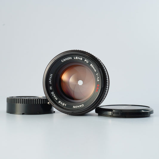 Canon FD 50mm f/1.4 s.s.c. "A" 単焦点レンズ