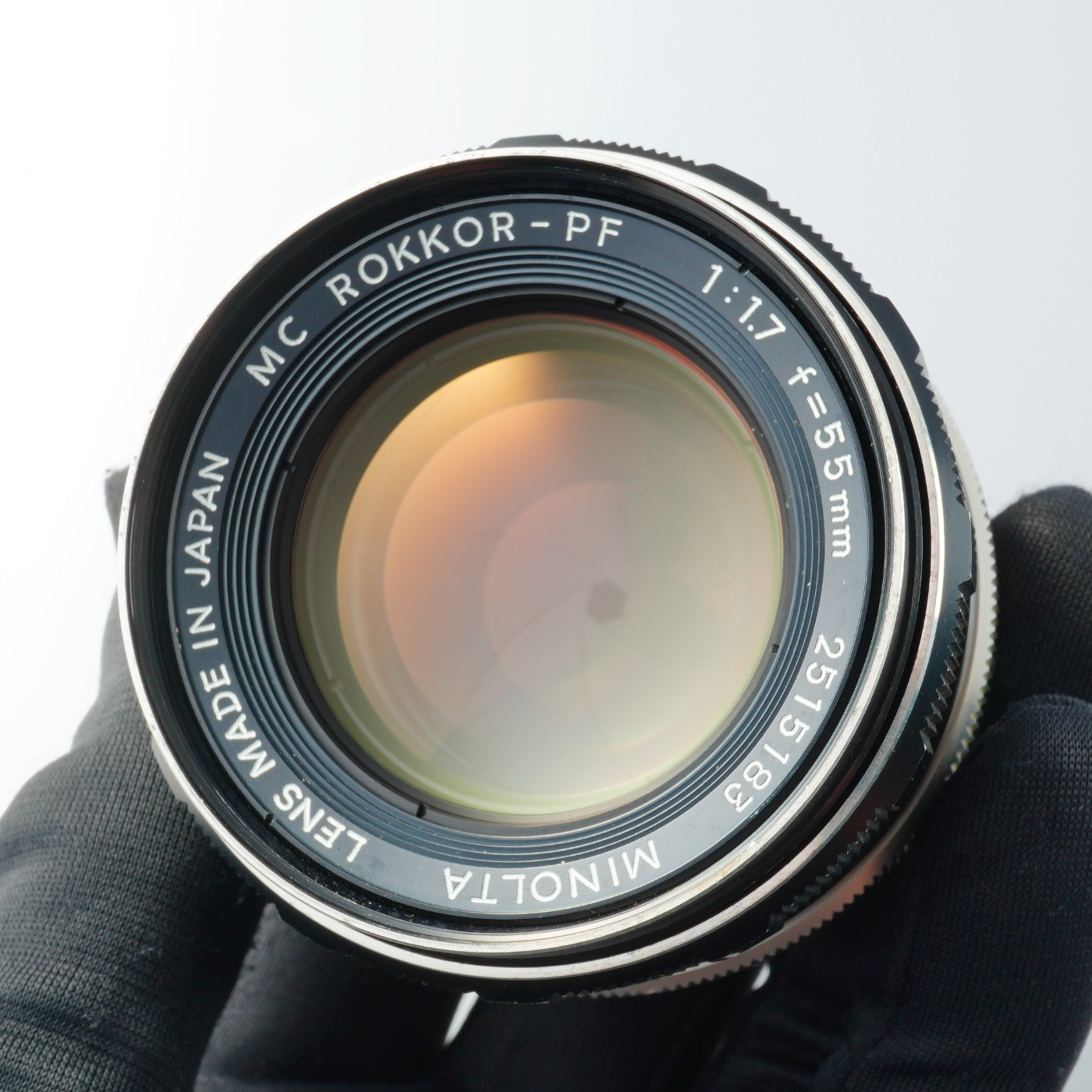 MINOLTA MC ROKKOR-PF 55mm f1.7 単焦点レンズ