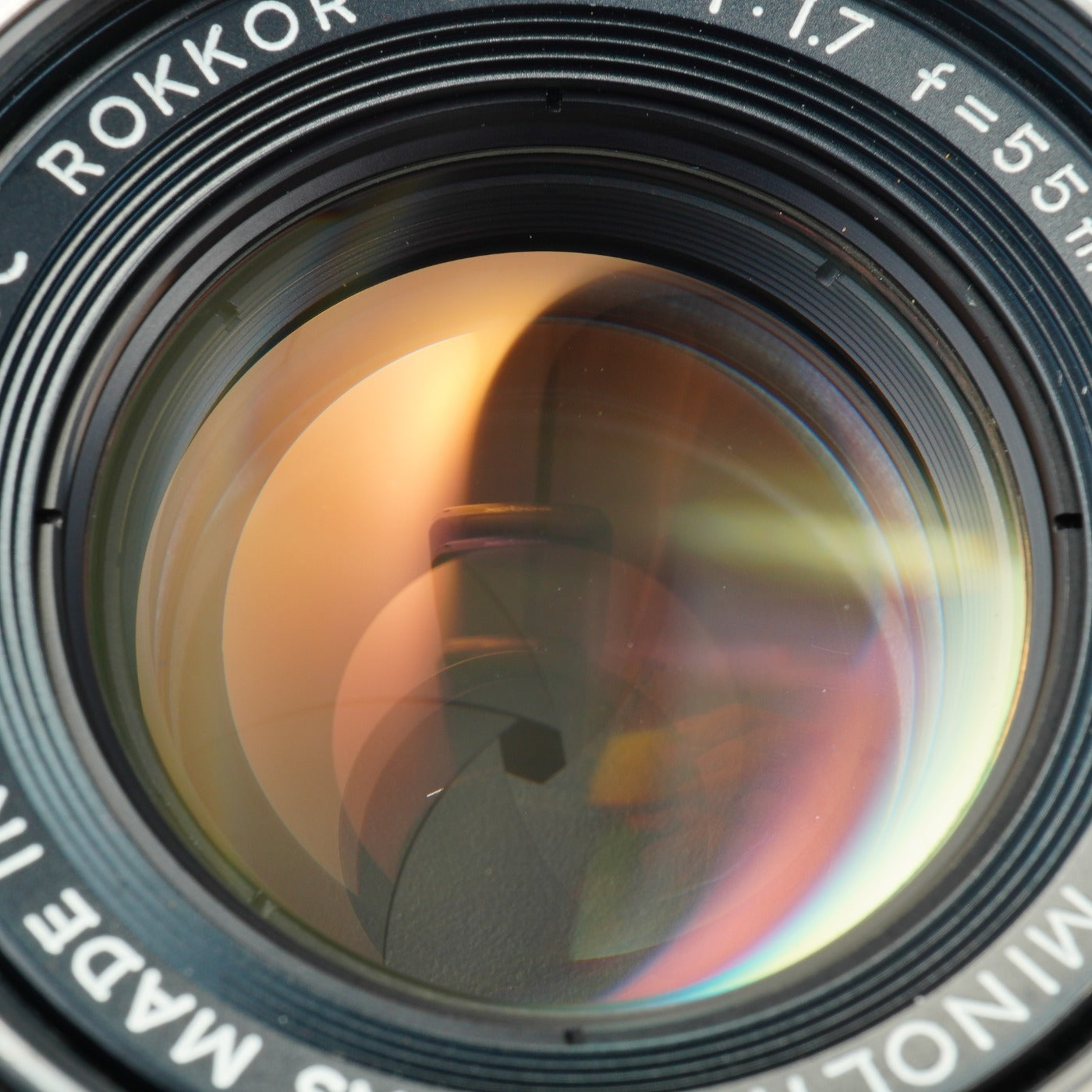 MINOLTA MC ROKKOR-PF 55mm f1.7 単焦点レンズ