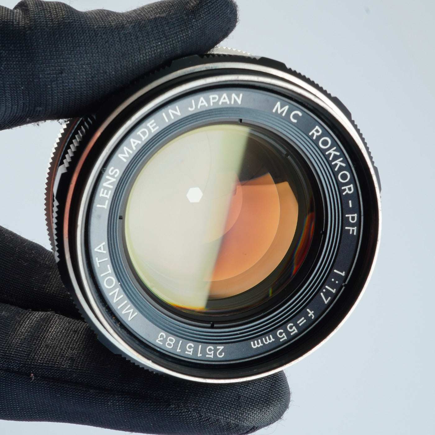 MINOLTA MC ROKKOR-PF 55mm f1.7 単焦点レンズ