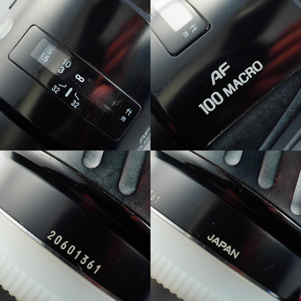 【ジャンク】 MINOLTA AF 100mm F/2.8 Macro 単焦点レンズ