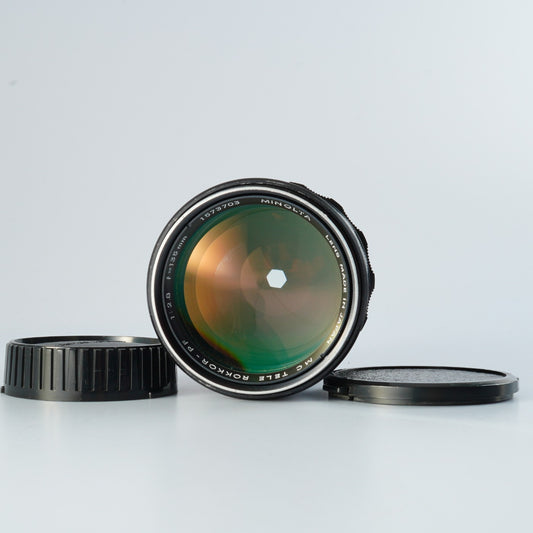 MINOLTA MC Tele Rokkor PF 135mm F/2.8 単焦点レンズ