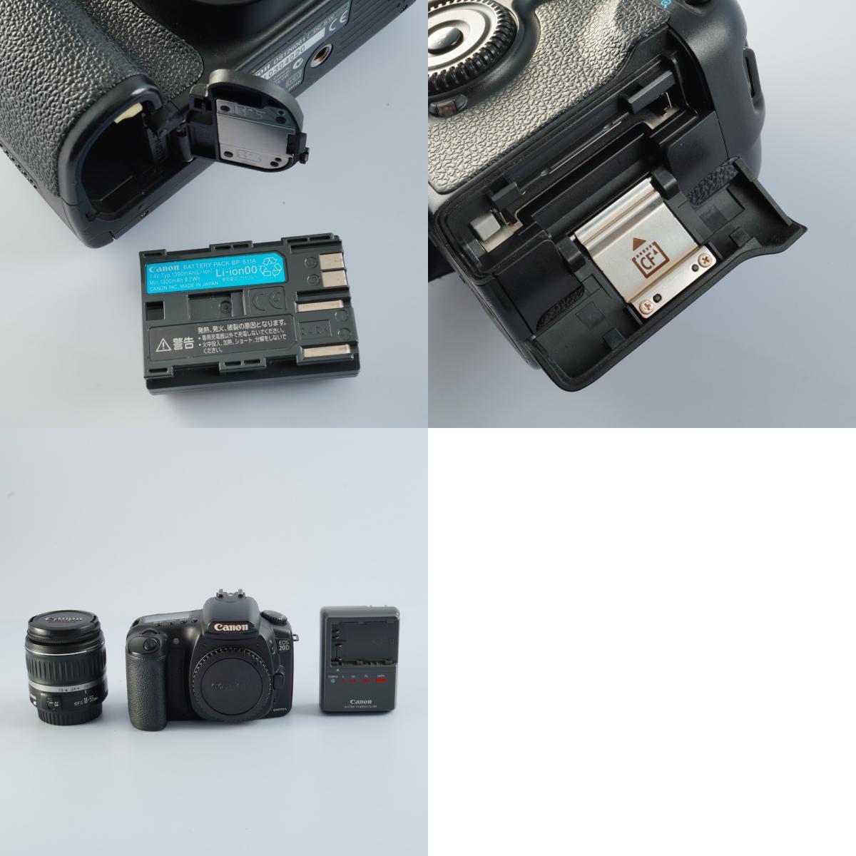 Canon EOS 20D + EF-S 18-55mm F/3.5-5.6 Ⅱ USM デジタル一眼レフカメラ
