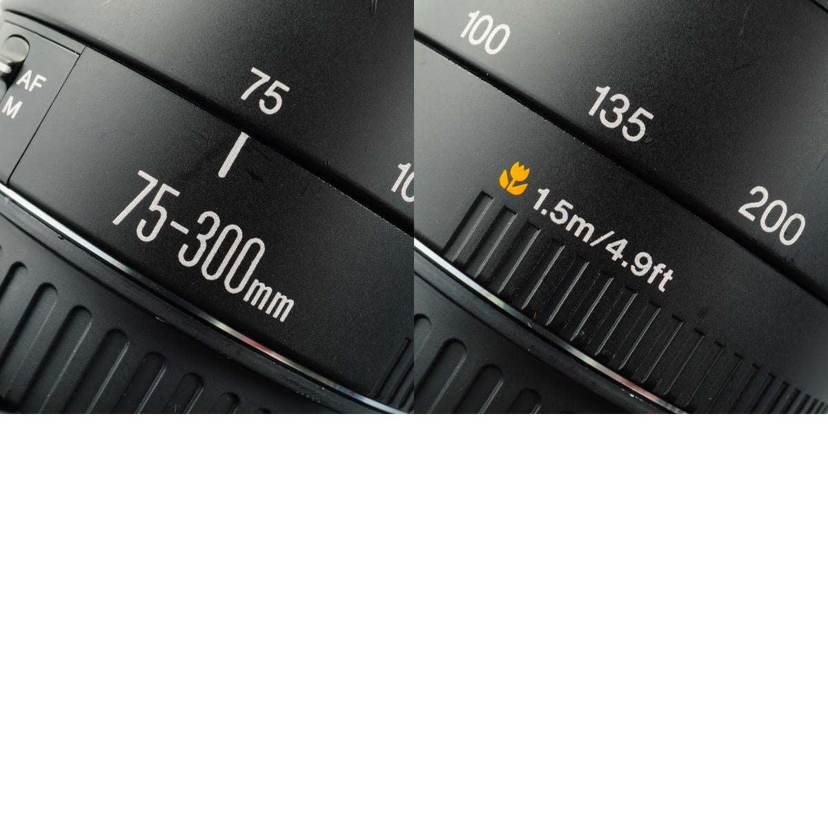 【ジャンク】 Canon EF 75-300mm F/4-5.6 Ⅱ ズームレンズ