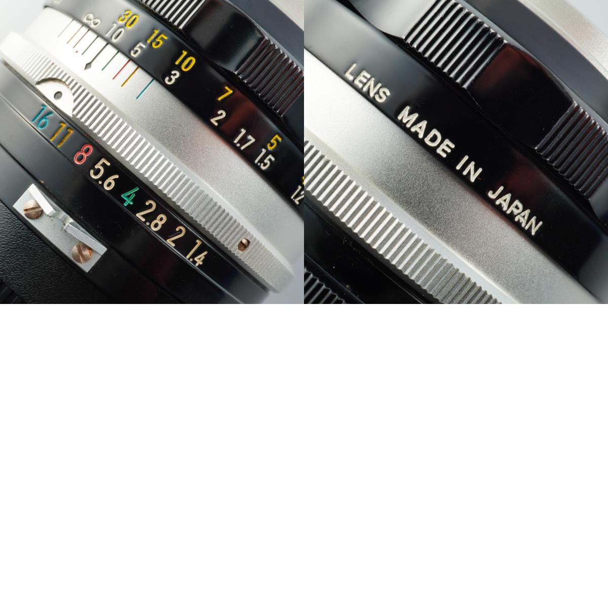 Nikon Nikkor S Auto 50mm F/1.4 非Ai 単焦点レンズ