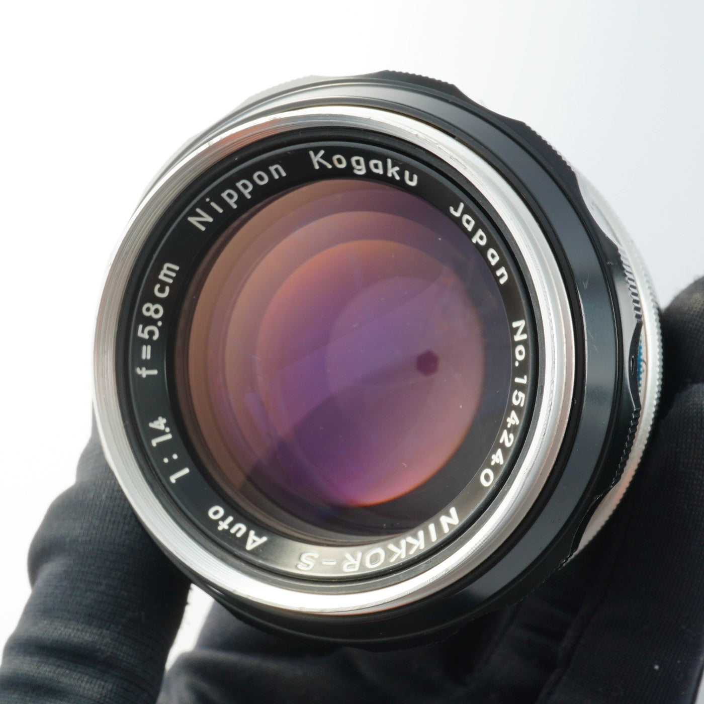 Nikon Nipon kougaku NIKKOR-S Auto 非Ai 58mm F/1.4 単焦点レンズ
