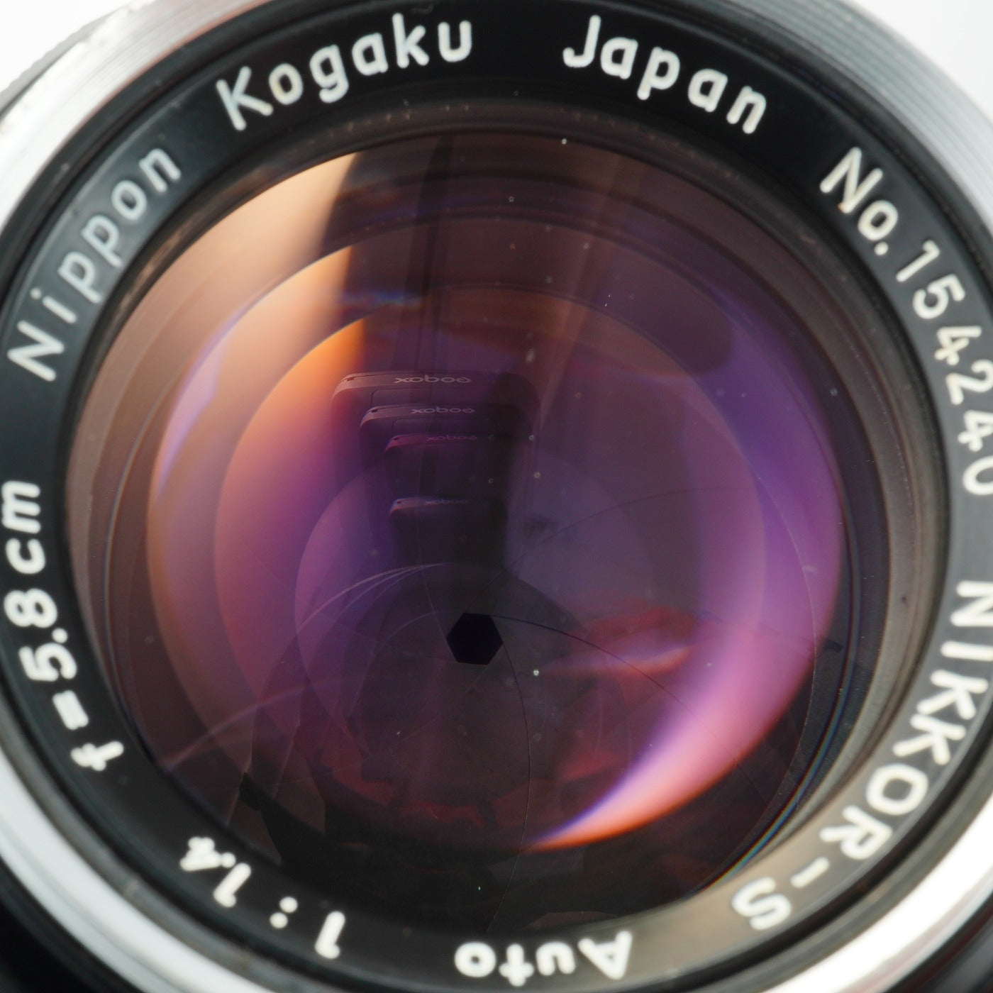 Nikon Nipon kougaku NIKKOR-S Auto 非Ai 58mm F/1.4 単焦点レンズ