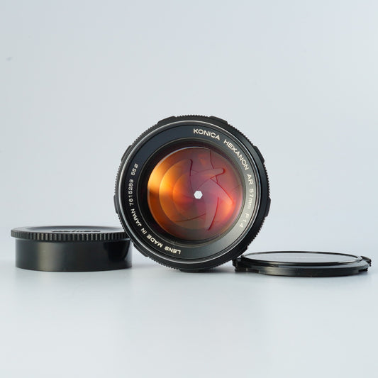 Konica HEXANON AR 57mm F/1.4 単焦点レンズ