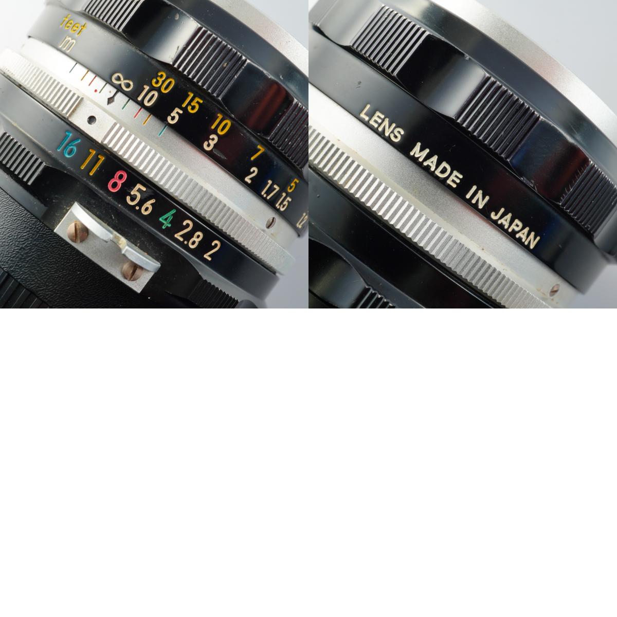 Nikon Nikkor-H Auto 50mm F/2 非Ai 単焦点レンズ