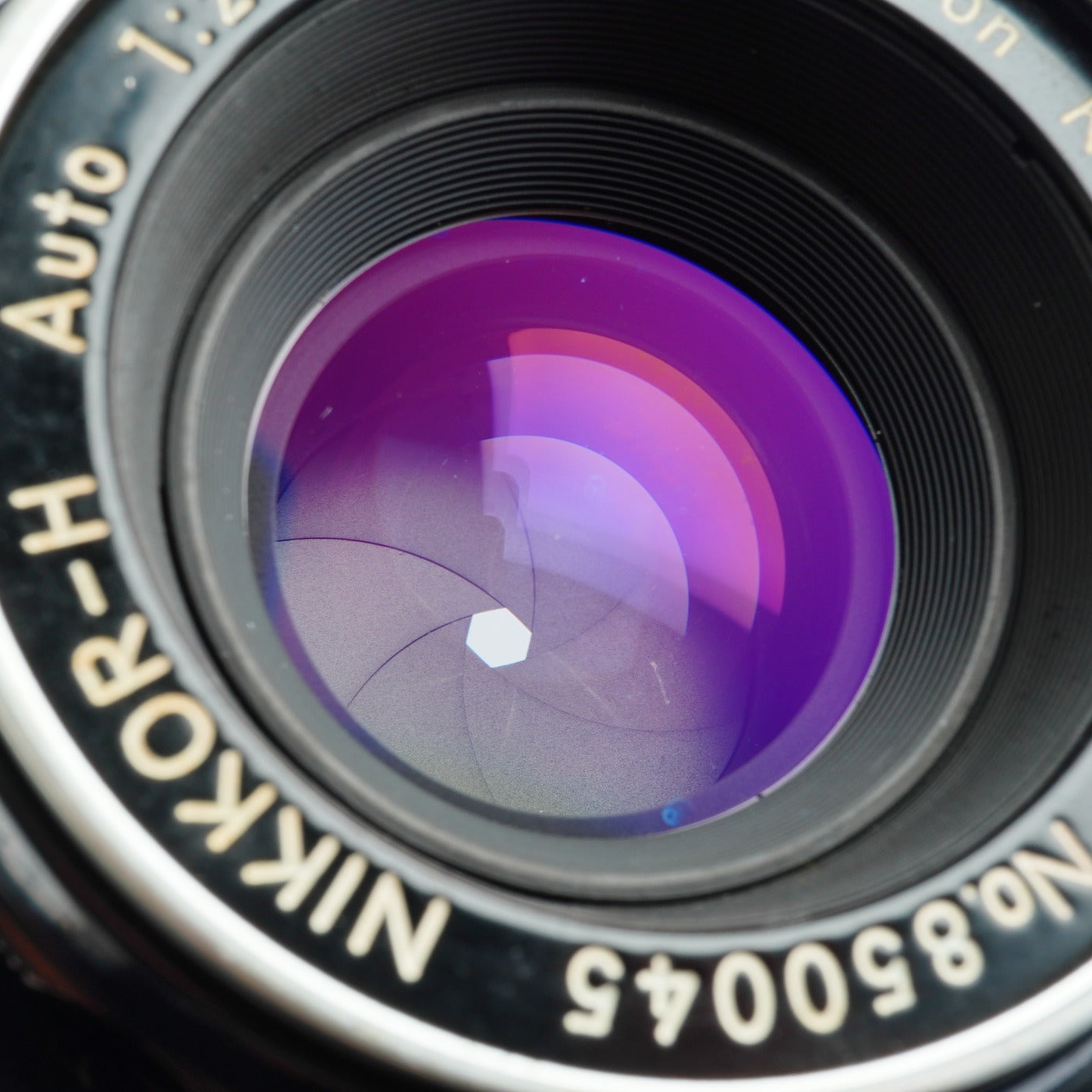 Nikon Nikkor-H Auto 50mm F/2 非Ai 単焦点レンズ