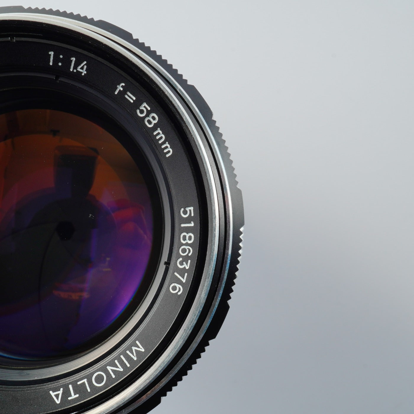 MINOLTA MC ROKKOR-PF 58mm F/1.4 単焦点レンズ